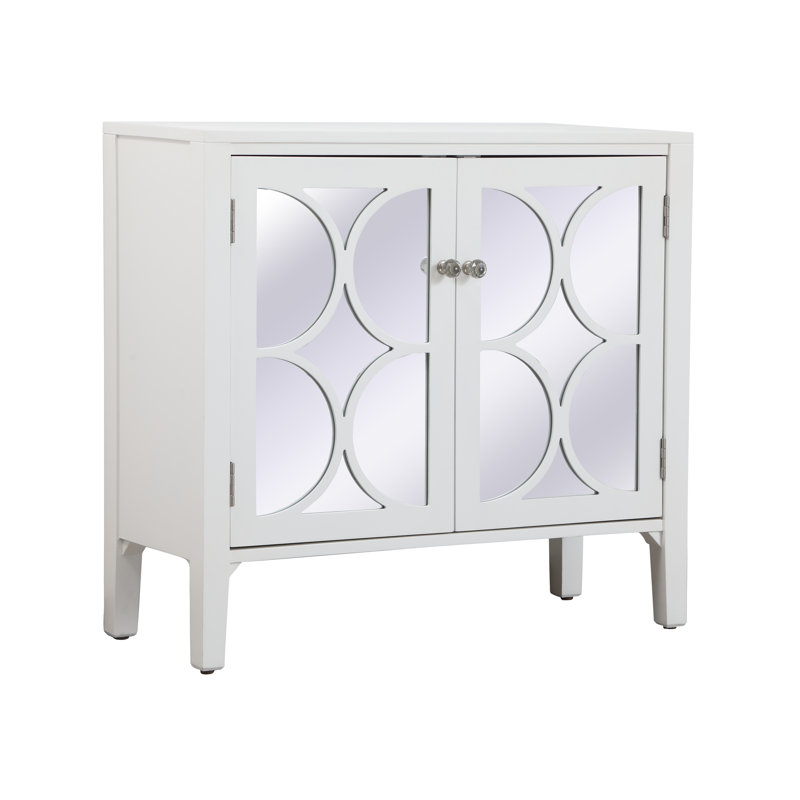 House of Hampton® Comerfo 2 Door Mirrored Accent & Reviews